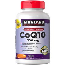 커클랜드 시그니처 코큐텐 300mg 100정 Kirkland Signature CoQ10, 개, 100정 (1팩)