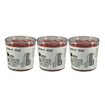 이케아 신리그 레드가든베리 25h 유리컵향초 3개