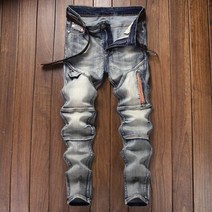 베스트앤 남성 긴바지 청바지 옴므 심플한 디자인 스트리트 웨어 데님 바지 트렌드 브랜드 캐주얼 솔리드 바이커 오토바이 데일리 베스트앤