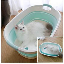 강아지스파욕조 애완견 목욕 욕조 목욕통 테디 개 특수 욕조 접이식 강아지 고양이 Corgi Fadou 애완 동물 욕조 욕조 약 목욕 물통, [06] 내복용 30캐티 분홍색 접을 수 있고 두껍고