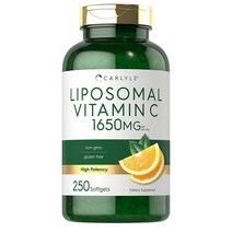 미국 칼라일 리포조말 비타민C 효능 1650MG 250소프트젤