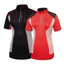 [콜핑] 콜핑 1642TK793W 경량 절개 스트레치 기능성 여성 집업 등산 반팔 티셔츠