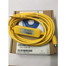 USB-SC09-FX PLC 프로그래밍 케이블 Mitsubishi 호환 FX-USB-AW Immunity fx2fFX1NFX0FX0NFX0SFX1SFX3U, [04] 10pcs