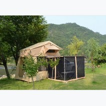 트레일러텐트 접이식 루프탑텐트 차박캠핑 폴딩 보관, 롱텐트(1.4m)+카 사이드 텐트+리어셰드