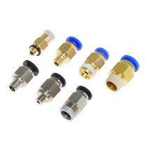 3D프린터부품 3D 프린터 부품 공압 피팅 pc4-m6 4mm PTFE 튜브 커넥터 커플러 PC4 3d 액세서리 용 다양한, 07 G PC4-01_01 1PCS
