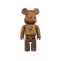 체스판 컬렉션 값 베어브릭 빌딩 블록 곰 체스 보드 나무 스티칭 무지개 장식품 400% 조수 놀이, 06 D_01 28cm