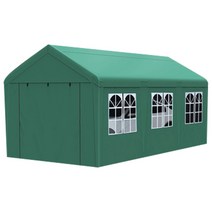 야외 천막 차량 차고 간이 주차장 텐트, 앞치마없이길이3mx폭3m