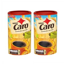 네슬레 CARO Nestle 카로 무카페인 비건 커피 가루 보리 맥아 치커리 호밀 곡물커피 200g 2개, 1세트