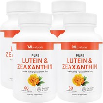 [미국빠른직구] 마이라이프 내추럴스 루테인 & 지아잔틴 60정 4병