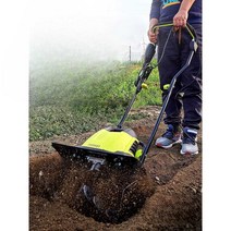 전기 텃밭 관리기 밭가는 기계 트랙터 농사용 농장, 2400W 노면 파쇄기 + 10미터 라인