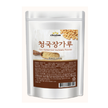초담식품 냄새안나는 청국장 가루 효능 먹는방법 국내산 콩 100% 500g