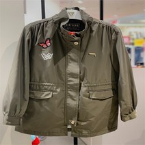 게스키즈 SH04 카키 와펜 야상 G21KSJ040-G4
