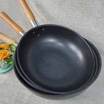 업소용 중식팬 토스코 코팅 자루 중국팬 28 AA 웍 볶음팬, 토스코 코팅 자루 중국팬 42 (410504)