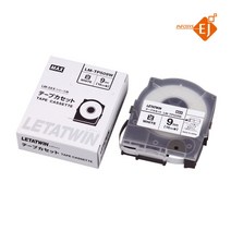 [MAX][반도엠피에스]LM-TP509W(9mm 백색)/길이:16M/튜브넘버링기 라벨테이프 (LM-550KP/LM-550EK)