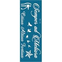 재사용가능 헤나타투 셀프헤나도안, 1개, SG-15