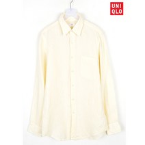 빈티지/ 유니클로 린넨 남방/남성S/마/셔츠/브랜드/4864