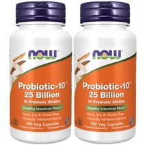 나우푸드 프로바이오틱-10 유산균 250억 베지 캡슐, 100개입, 2개