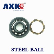 스케이트보드베어링 세라믹 킥보드 베어링 Rolamentos Axk 세라믹 스위스 Bsb 속도 608 8*22*7mm Abec11 흰, 03 Si3N4 Balls 16PCS