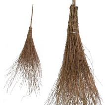 로엘리빙 가성비 대나무비 싸리빗자루 실외청소, 단품