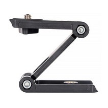 팬틸트 head tilt neewer gimbal 카메라 마운트 z pan phonetripodsflexsmart 유니버설 플렉스 브래킷 삼각대 플레이트 접이식, 검은색
