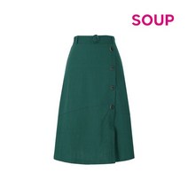 [숲(SOUP)] 단추 트임 스커트(SW5SR82)