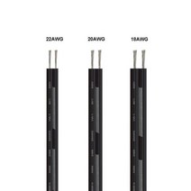5100m 전선 2 핀 LED 스트립 케이블 레드 블랙 5V 12V 코어 JST 유연연장 램프 전구 조명 자동차, black, 100m_22AWG