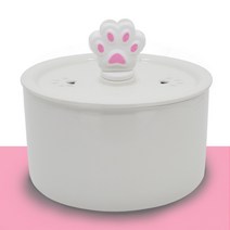 고양이 강아지 정수기 자동 애견 급수기 음수대 반려동물정수기 젤리냥수기, 화이트, 세라믹 댕댕(초코)젤리팁