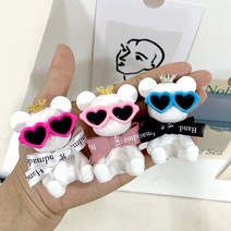 핸드메이드 베어브릭 석고방향제 답례품 돌 결혼식, 블루, 클린코튼