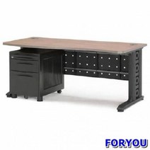 Foryou2749 퍼즐 일자형책상 컴퓨터책상 조립식책상 책상 책장 책꽂이, 레드 레드