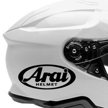Arai 아라이 헬멧 스티커 오토바이 데칼, 80x35mm, 빨강