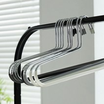 [홈앤하우스] 멀티코팅 바지걸이10p, 색상:다크그레이, 단품