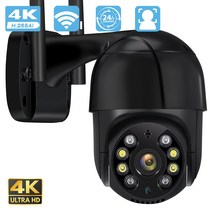 CCTV BESDER-4K 8MP 5MP 울트라 HD PTZ WiFi IP 카메라 AI 사람 탐지 1080P UHD 오디오 카메라 자동 추적, 미국 플러그, 8MP 4K 128G Card