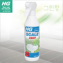 HG세제 석회제거제 그린향 스프레이형 스케일어웨이 백화제거제 몰타르제거 화장실얼룩제거제 화장실청소세제 욕실청소세정제, 석회제거제 그린향 500ml 스프레이형