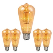 에덴마켓 LED ST64 눈꽃 전구 2.5W 5개