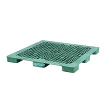 프라스틱 파렛트 수출용 경량용 중량용파렛트 지게차 핸드카, 23.단면용 양면1100x1100x80녹색 10.5k
