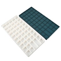 미술 팔레트 용품 수채화 아크릴 물감 통 페인트 트레이 케이스 상자 아트 아티스트 세이버 페인팅 스토리지 뚜껑이있 구 아슈 오일, 7