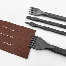 [당신의가죽] 블랙 다이아몬드 치즐 세트(1+2+4+6날) 3mm 4mm 5mm, 3mm(1+2+4+6날)