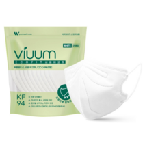 비움 에코핏 마스크 대형 KF94, 화이트, 54개, 50개입