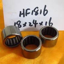 자전거베어링 20-100pcs HF1816 편도 니들 롤러 베어링 18x24x16 드로운 컵 클러치 18x24x16mm, [02] 50pcs