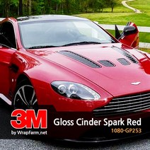 쿨제이 3m 1080-GP253 신더 스파크 레드 유광 차량 PPF 카스킨 생활보호 패키지 마프로 에이버리 크롬 (2740634), 기본
