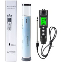 토양 EC 전도도 측정기 테스트기 염분 전기 온도, EC-8801A 백라이트 없음