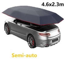 차량용 도킹 차박텐트 Car Umbrella Semi-Automatic Awning Tent Auto Smart Insulated Cover Outdoor Wate, 07 4.6M SEMI BLUE