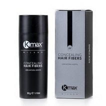 케이맥스 천연 뿌리는 케라틴 흑채 여성 남성 탈모 커버, 블랙, 15g