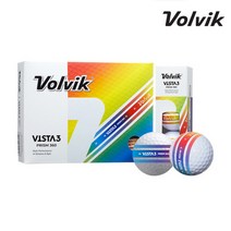 볼빅 비스타3 프리즘360 VISTA3 PRISM 360 3피스 12구, 4색 혼합