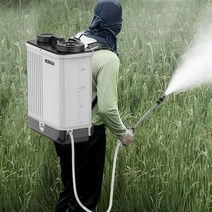 충전식 동력 전동 방역 엔진 농약 분무기 KOMAX 18L, 18L 3개 스위치 8Ah 전기 분무기 패키지