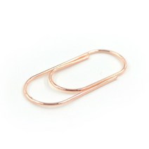 예쁜 컬러 50mm 뚱클립 대형 특대 빅 점보 왕 메탈 금속 클립 크립 책갈피 북마크 다이어리 꾸미기 데코 다꾸 촬영 소품 로즈골드, 골드
