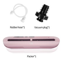 진공포장기 가정용 업소용 압축용 식품저장기, 협력사, 핑크-2pcs, 220v 나