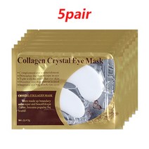 아이크림 주름지우개 콜라겐 아이 마스크 아이 패치 젤 아이 패드 다크 서클 붓기 제거 안티 링클 아이, 5페어 스타일 4