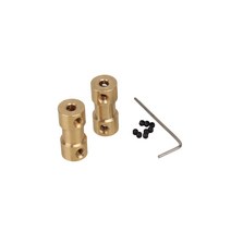 황동 리지드 모터 샤프트 커플링 전송 커넥터 나사 렌치 포함 2mm, 13 3mm to 4mm