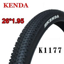 MTB 타이어 KENDA-산악 자전거 내부 튜브 타이어 26x1.95 미끄럼 방지 Mtb 초경량 K1177 65PSI 접히, 02 26-1.95-Tyre